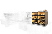 Palram Countertop Bakery Display Case with Illuminated Soft-Close Drawers & Tempered Glass – 21"W x 32"H x 20"D - Donut-Equipment.com