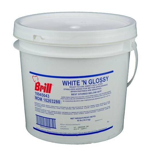 Brill White & Glossy Ready to Use Icing Bakery Wholesalers