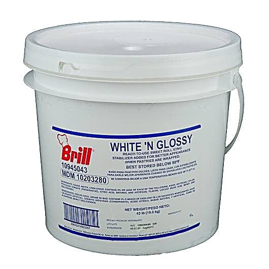 Brill White & Glossy Ready to Use Icing Bakery Wholesalers