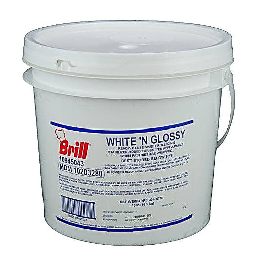 Brill White & Glossy Ready to Use Icing Bakery Wholesalers