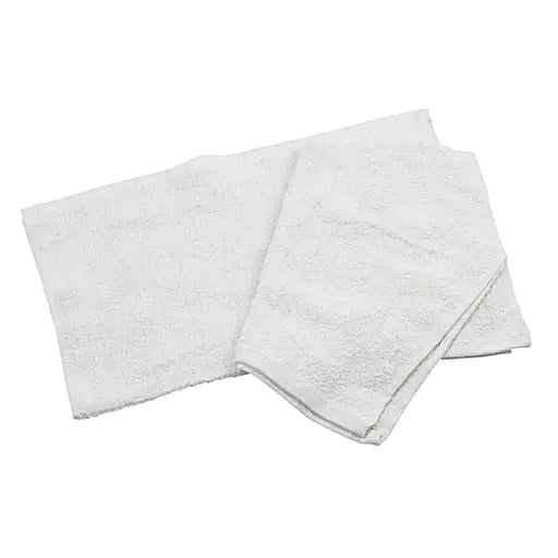 Winco BTW-30 White 16" x 19" Cotton Bar Towel (12pack) Bakery Wholesalers