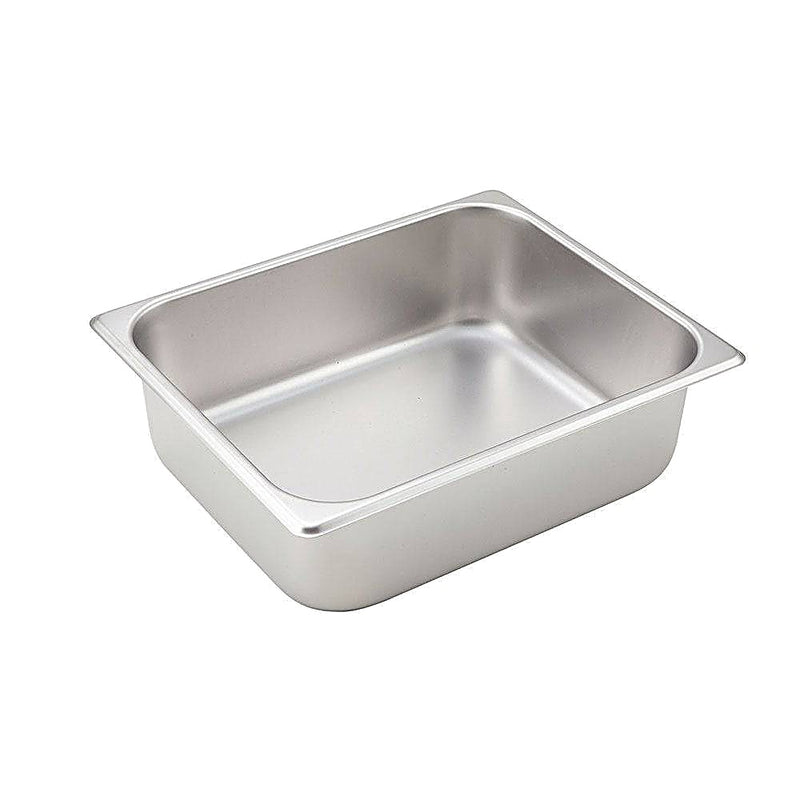 WINCO Half-Sized Steam Pan, Stainless Bakery Wholesalers