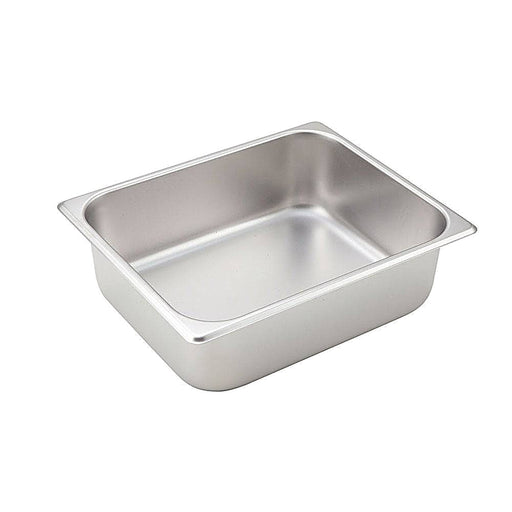WINCO Half-Sized Steam Pan, Stainless Bakery Wholesalers