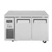 Turbo Air JUR-48S-N6 J Series 48" Narrow Depth Undercounter Refrigerator w/ 2 Sections, Solid Doors & Side Mounted Compressor - Bakery Wholesalers