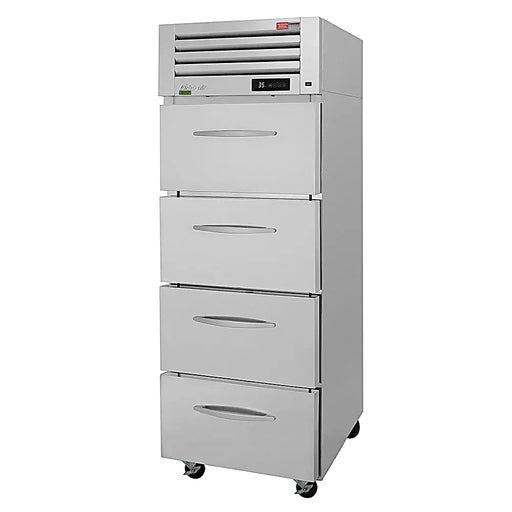Turbo Air PRO-26R-D4-N, 28 3/4" One Section Reach In Refrigerator - (4) Solid Drawers, 115v - Donut-Equipment.com