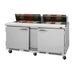 Turbo Air PST-72-FB-N 72 5/8" PRO Series Sandwich/Salad Prep Table w/ Refrigerated Base - Donut-Equipment.com