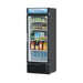 Turbo Air TGM-22RVB-N6 29" TGM Series One Section Glass Door Merchandiser - (1) Right Hinge Door, Black, 115v - Bakery Wholesalers