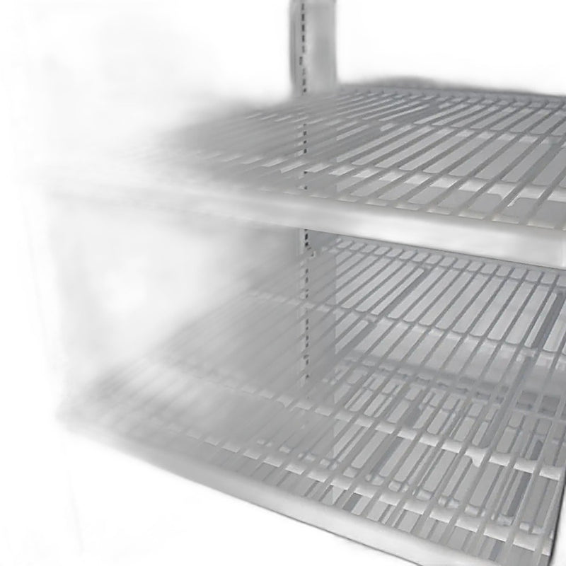 Turbo Air TGM-35R-N 41" Series Two Section Glass Door Merchandiser - (2) Sliding Doors, White, 115v - Donut-Equipment.com