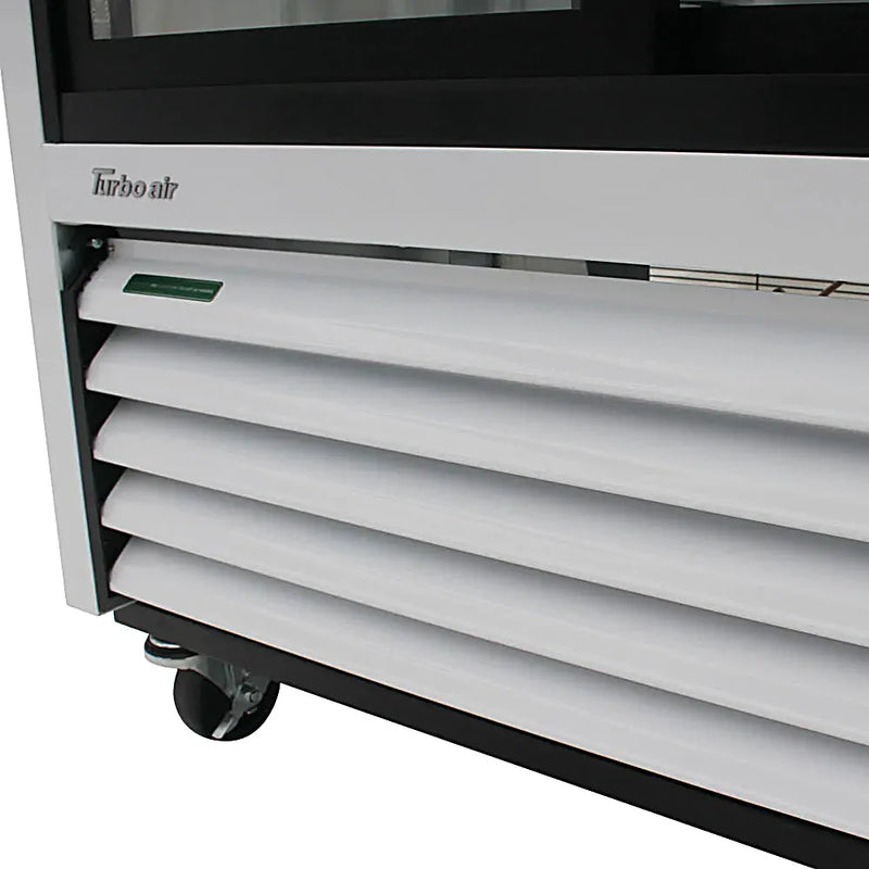 Turbo Air TGM-35R-N 41" Series Two Section Glass Door Merchandiser - (2) Sliding Doors, White, 115v - Donut-Equipment.com