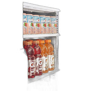 Turbo Air TGM-48RB-N 56" Series Two Section Glass Door Merchandiser - (2) Sliding Doors, Black, 115v - Donut-Equipment.com