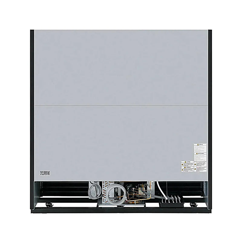 Turbo Air TGM-69RB-N 78" Black Three Section Glass Door Merchandiser Refrigerator – (3) Swing Doors, LED Lighting, 115v - Donut-Equipment.com