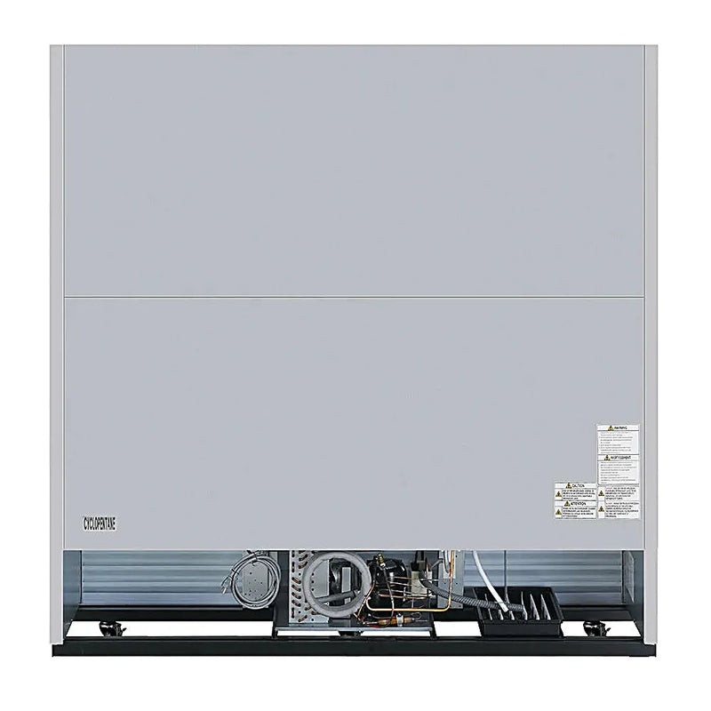 Turbo Air TGM-72RSB-N 78" Series Three Section Glass Door Merchandiser - (3) Left/Right Hinge Doors, Black, 115v - Donut-Equipment.com