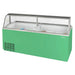 Turbo Air TIDC-91G-N 89" Stand-Alone Ice Cream Freezer w/ (16) 3 gal Tub Capacity - Green, 115v - Bakery Wholesalers