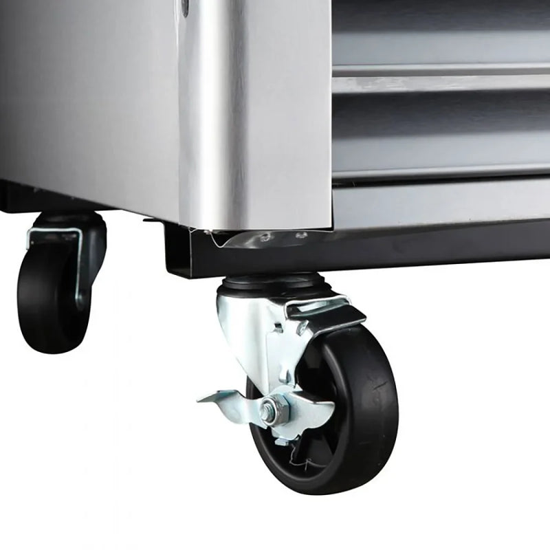 Turbo Air TSR-49GSD-N 54 3/8" Two Section Reach In Refrigerator, (2) Left/Right Hinge Glass Doors, 115v - Donut-Equipment.com