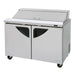 Turbo Air TST-48SD-N 48" Super Deluxe 2 Door Refrigerated Sandwich Prep Table - Donut-Equipment.com
