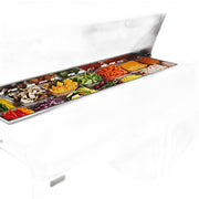 Turbo Air TST-48SD-N 48" Super Deluxe 2 Door Refrigerated Sandwich Prep Table - Donut-Equipment.com