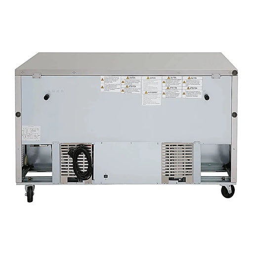Turbo Air TUF-60SD-N 60 1/4" W Undercounter Freezer w/ 2 Sections & 2 Doors - Donut-Equipment.com