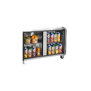 Turbo Air TWR-48SD-N 48 1/4" Super Deluxe Worktop Refrigerator w/ (2) Sections, 2 Solid Doors - Donut-Equipment.com