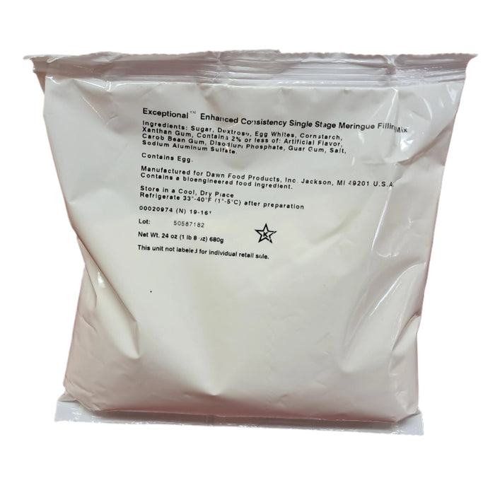 Dawn Meringue Mix 1 lb 8 oz - Bakery Wholesalers
