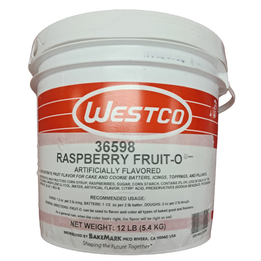 Westco Raspberry Fruit-O Concentrate Icing Fruit - Bakery Wholesalers