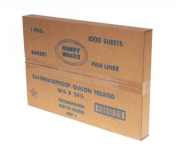 Quilon Pan Liners 16 3/8 x 24 3/8 1000 count Bakery Wholesalers