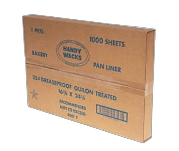 Quilon Pan Liners 16 3/8 x 24 3/8 1000 count Bakery Wholesalers