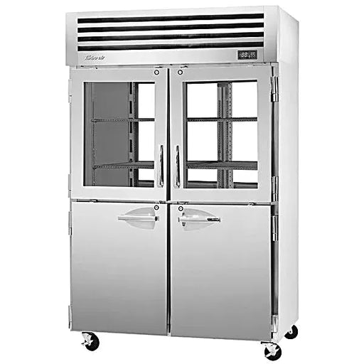 Turbo Air PRO-50R-GSH-PT-N Pro Series 52" Glass / Solid Half Door Pass-Through Refrigerator - Donut-Equipment.com