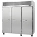 Turbo Air PRO-77R-N 78" Premiere Pro Series Solid Door Reach in Refrigerator - Donut-Equipment.com