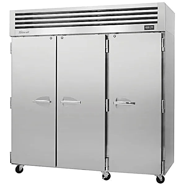 Turbo Air PRO-77R-N 78" Premiere Pro Series Solid Door Reach in Refrigerator - Donut-Equipment.com