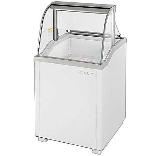 Turbo Air TIDC-26W-N 26" Stand Alone Ice Cream Freezer w/ 4 Tub Capacity - White, 115v - Donut-Equipment.com