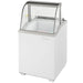 Turbo Air TIDC-26W-N 26" Stand Alone Ice Cream Freezer w/ 4 Tub Capacity - White, 115v - Bakery Wholesalers