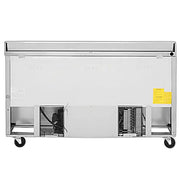 Turbo Air TWF-60SD-N 60 1/4" Super Deluxe Worktop Freezer w/ (2) Sections, 2 Solid Doors - Donut-Equipment.com