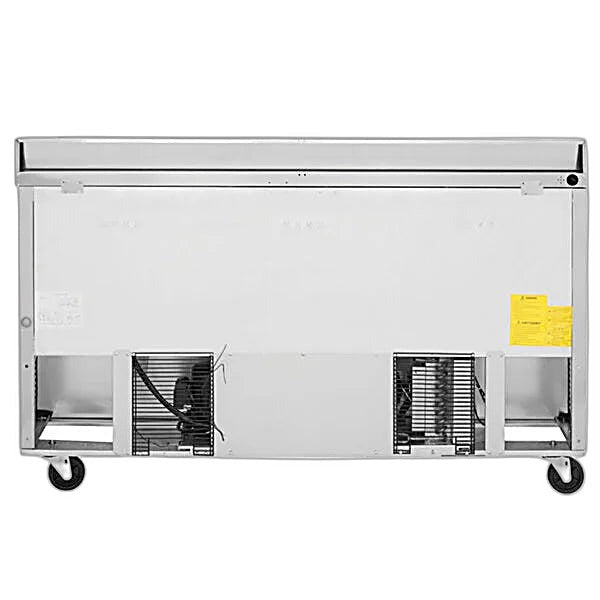 Turbo Air TWF-60SD-N 60 1/4" Super Deluxe Worktop Freezer w/ (2) Sections, 2 Solid Doors - Donut-Equipment.com