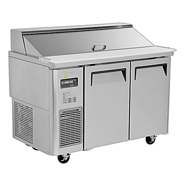 Turbo Air JST-48-N 48" 2 Door Side Mount Compressor Refrigerated Sandwich Prep Table - Donut-Equipment.com