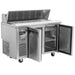 Turbo Air JST-48-N 48" 2 Door Side Mount Compressor Refrigerated Sandwich Prep Table - Donut-Equipment.com