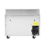 Turbo Air JST-48-N 48" 2 Door Side Mount Compressor Refrigerated Sandwich Prep Table - Donut-Equipment.com