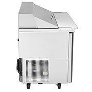Turbo Air JST-48-N 48" 2 Door Side Mount Compressor Refrigerated Sandwich Prep Table - Donut-Equipment.com