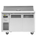 Turbo Air JST-48-N 48" 2 Door Side Mount Compressor Refrigerated Sandwich Prep Table - Donut-Equipment.com