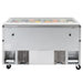 Turbo Air TST-60SD-24-N-GL 60" 2 Door Mega Top Hinged Glass Lid Refrigerated Sandwich Prep Table - Donut-Equipment.com