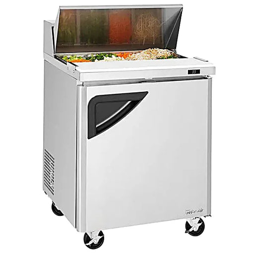 Turbo Air TST-28SD-N 28" 1 Door Refrigerated Sandwich Prep Table - Donut-Equipment.com