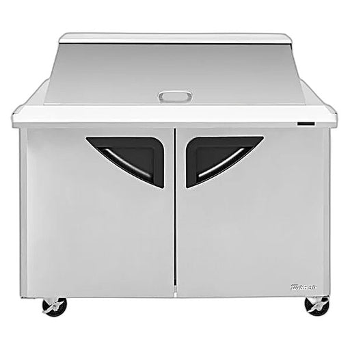 Turbo Air TST-48SD-18-N 48" 2 Door Mega Top Refrigerated Sandwich Prep Table - Donut-Equipment.com