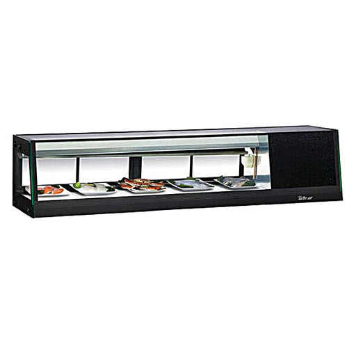 Turbo Air SAS-70R-N 70" Straight Glass Refrigerated Food/Sushi Case - Right Side Compressor - Donut-Equipment.com