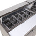 Turbo Air MST-72-N M3 Series 72" 3 Door Stainless Steel Refrigerated Sandwich Prep Table - Donut-Equipment.com