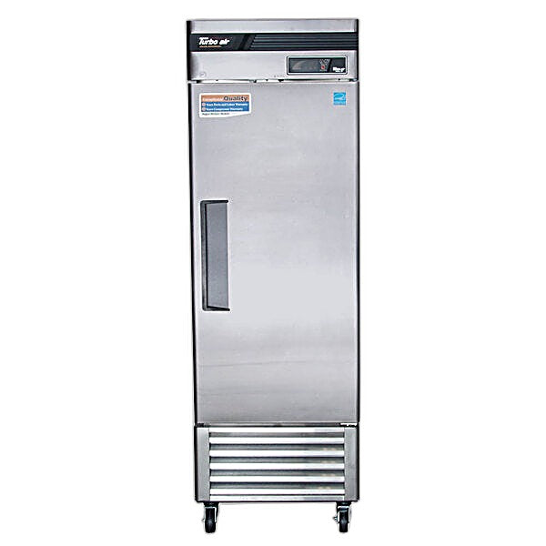 Turbo Air TSR-23SD-N6 Super Deluxe 27" Bottom Mounted Solid Door Reach-In Refrigerator with LED Lighting - Donut-Equipment.com