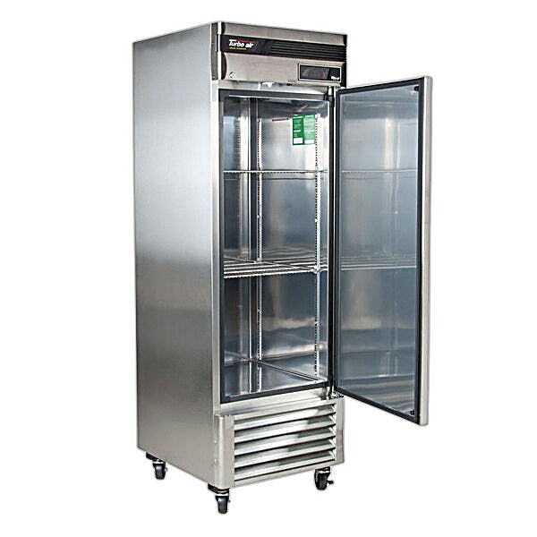 Turbo Air TSR-23SD-N6 Super Deluxe 27" Bottom Mounted Solid Door Reach-In Refrigerator with LED Lighting - Donut-Equipment.com