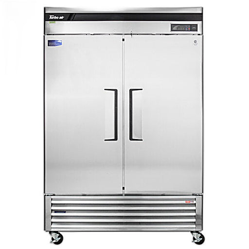 Turbo Air TSR-49SD-N6 Super Deluxe 54" Bottom Mounted Solid Door Reach-In Refrigerator with LED Lighting - Donut-Equipment.com
