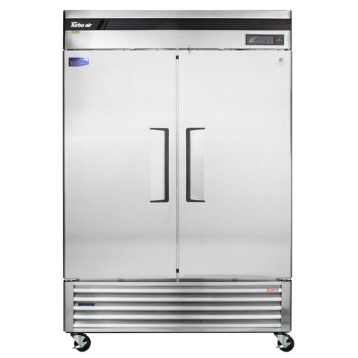 Turbo Air TSR-49SD-N6 Super Deluxe 54" Bottom Mounted Solid Door Reach-In Refrigerator with LED Lighting - Bakery Wholesalers