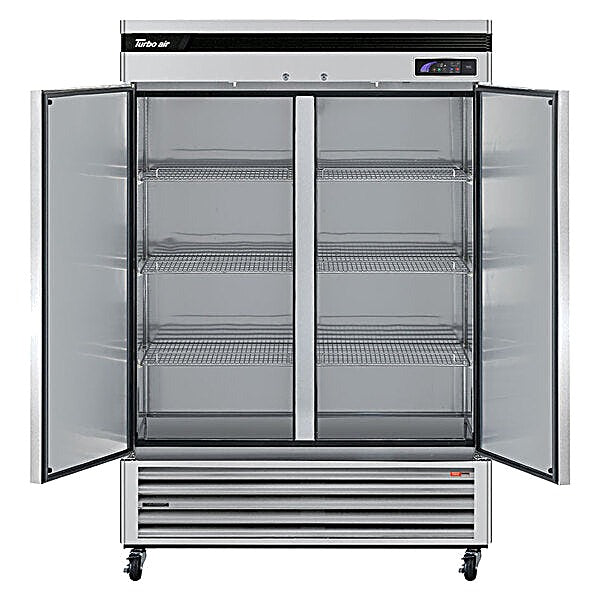 Turbo Air TSF-49SD-N Super Deluxe 54" Solid Door Reach-In Freezer with LED Lighting - Donut-Equipment.com