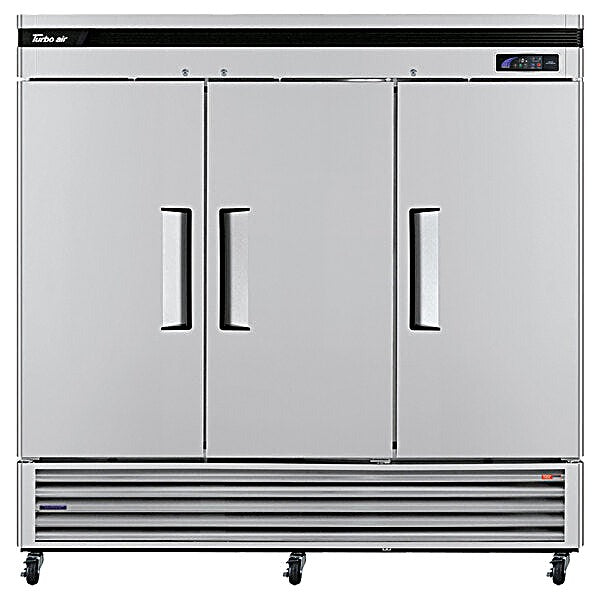 Turbo Air TSF-72SD-N Super Deluxe 82" Solid Door Reach-In Freezer with LED Lighting - Donut-Equipment.com