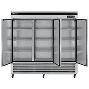 Turbo Air TSF-72SD-N Super Deluxe 82" Solid Door Reach-In Freezer with LED Lighting - Donut-Equipment.com